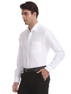 white self design formal shirt - 17618008 - Standard Image - 2