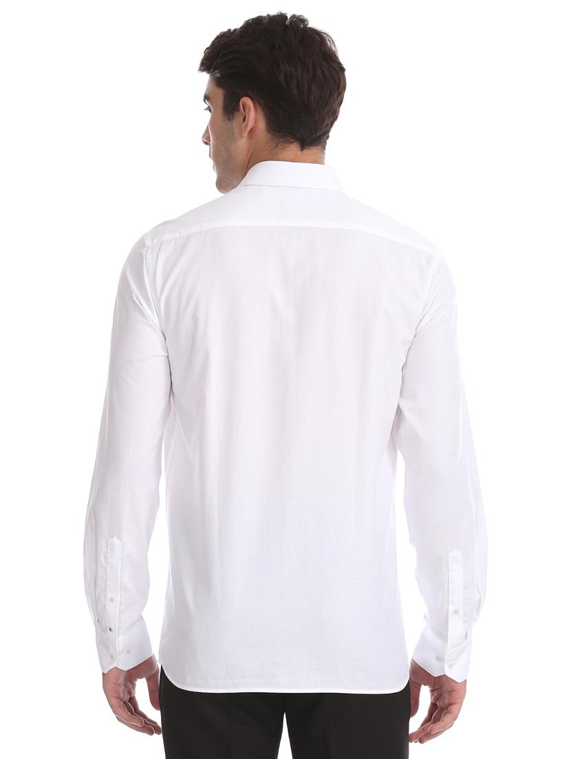 white self design formal shirt - 17618008 - Zoom Image - 4