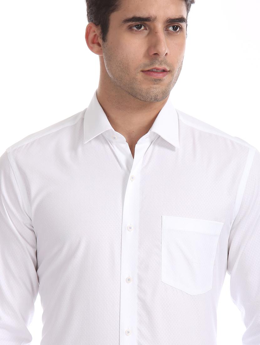 white self design formal shirt - 17618008 - Zoom Image - 6