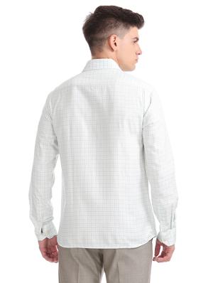 neo mint checkered formal shirt - 17618016 - Standard Image - 3