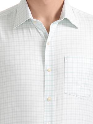 neo mint checkered formal shirt - 17618016 - Standard Image - 5