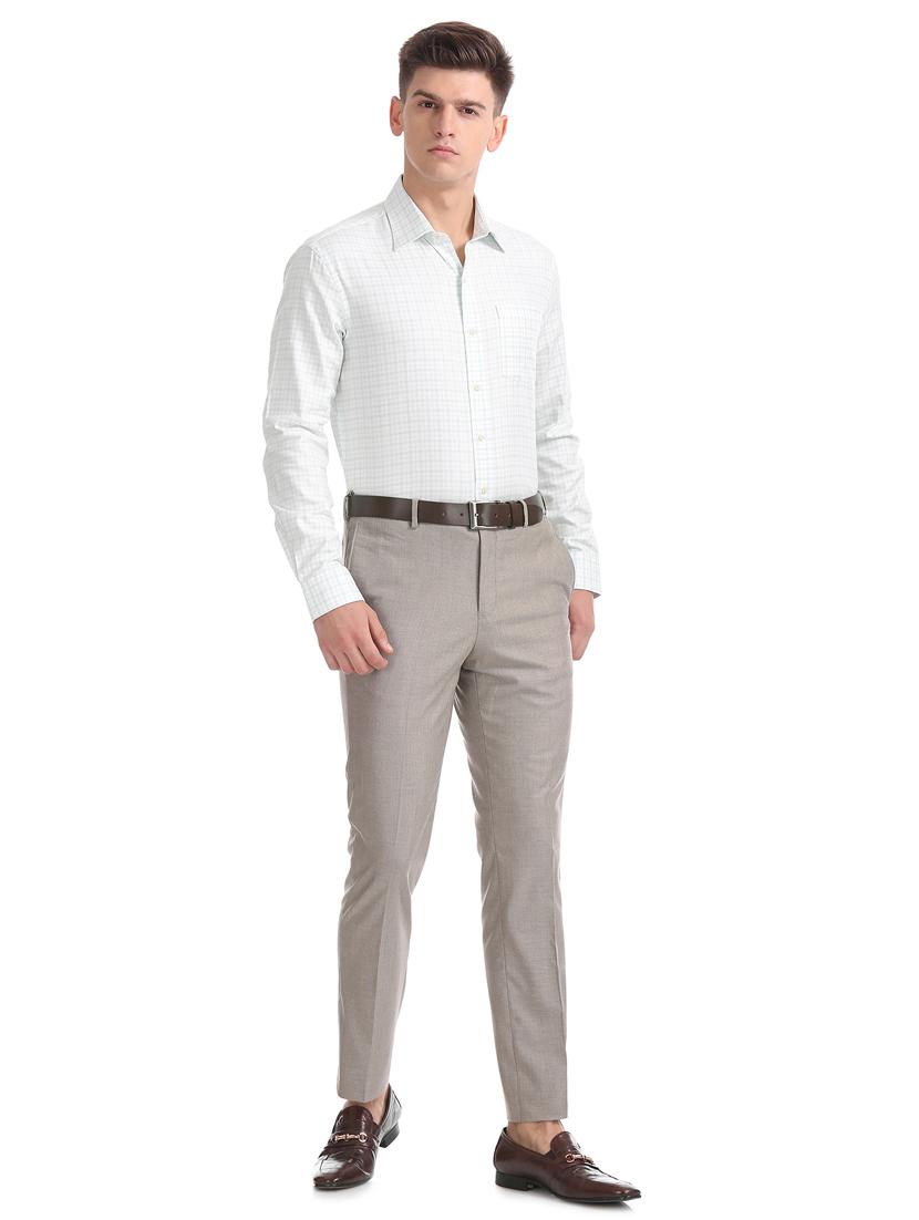 neo mint checkered formal shirt - 17618016 - Zoom Image - 4