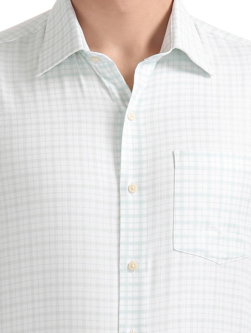neo mint checkered formal shirt - 17618016 - Zoom Image - 5