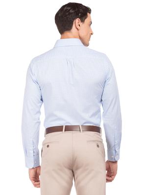 blue checkered formal shirt - 17618035 - Standard Image - 3