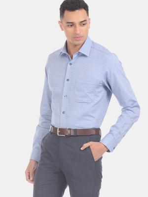 blue striped formal shirt - 17618071 - Standard Image - 2
