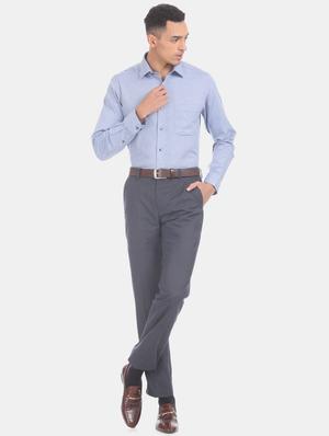 blue striped formal shirt - 17618071 - Standard Image - 5