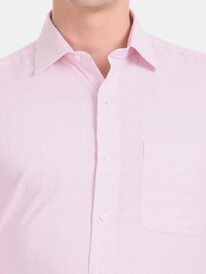 pink checkered formal shirt - 17618076 - Standard Image - 6