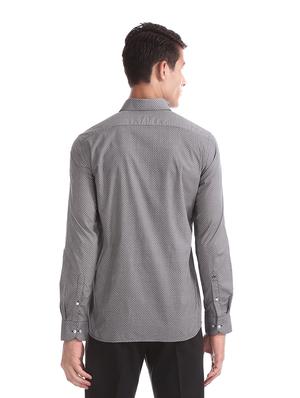 brown printed formal shirt - 17618093 - Standard Image - 3