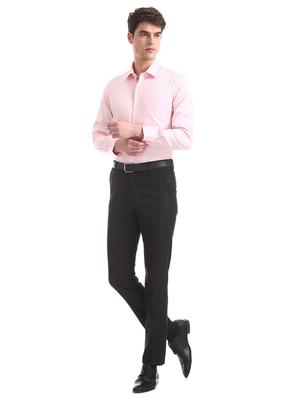 pink solid formal shirt - 17618095 - Standard Image - 4