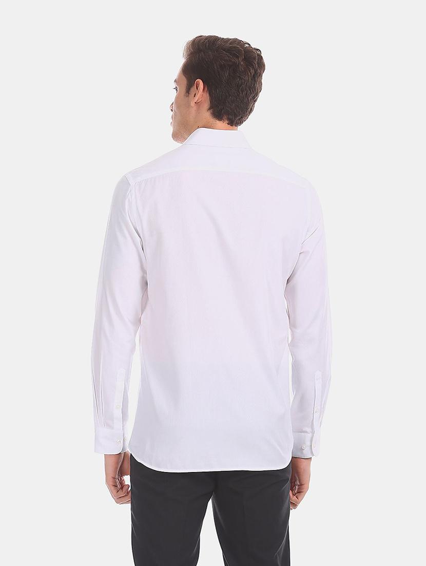 white self design formal shirt - 17618098 - Zoom Image - 4
