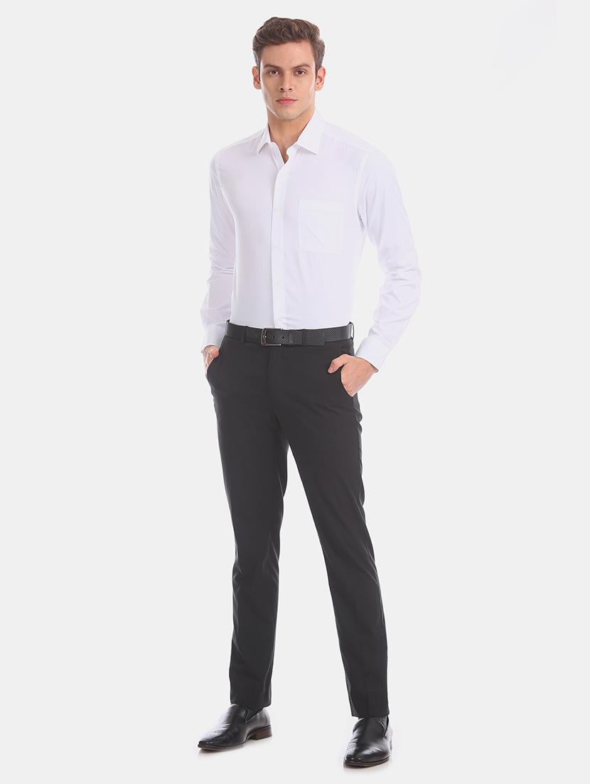white self design formal shirt - 17618098 - Zoom Image - 5