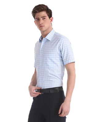 blue checkered formal shirt - 17618124 - Standard Image - 2