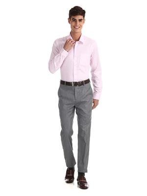 pink self design formal shirt - 17618125 - Standard Image - 5