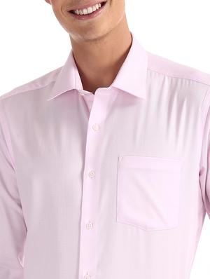 pink self design formal shirt - 17618125 - Standard Image - 6