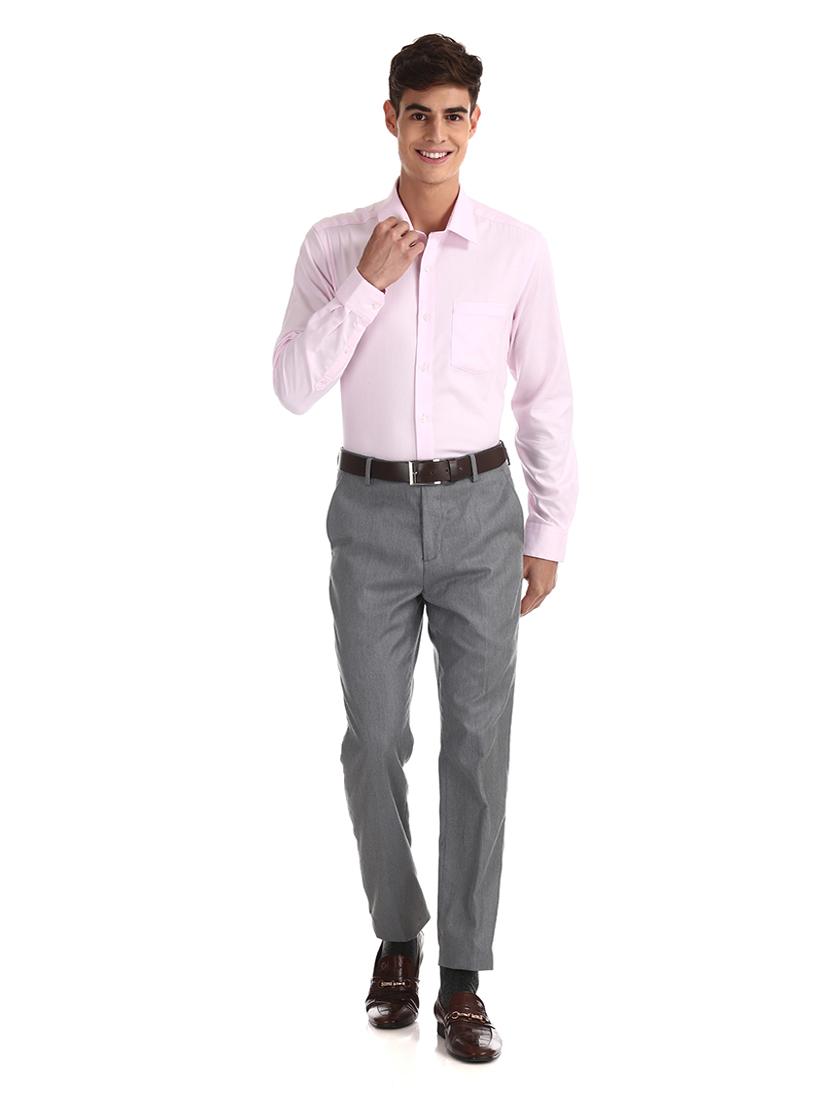 pink self design formal shirt - 17618125 - Zoom Image - 5
