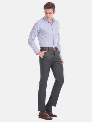 blue checkered formal shirt - 17618144 - Standard Image - 5