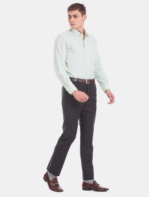 green self design formal shirt - 17618164 - Standard Image - 5