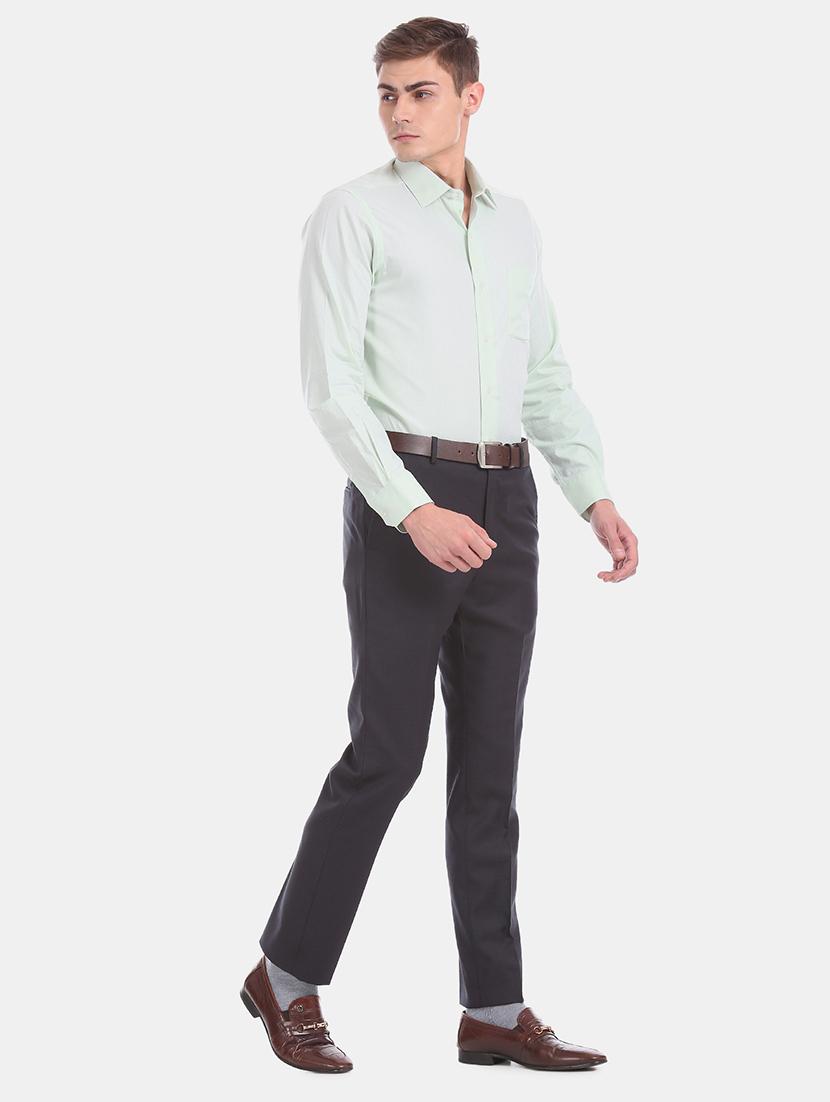green self design formal shirt - 17618164 - Zoom Image - 5