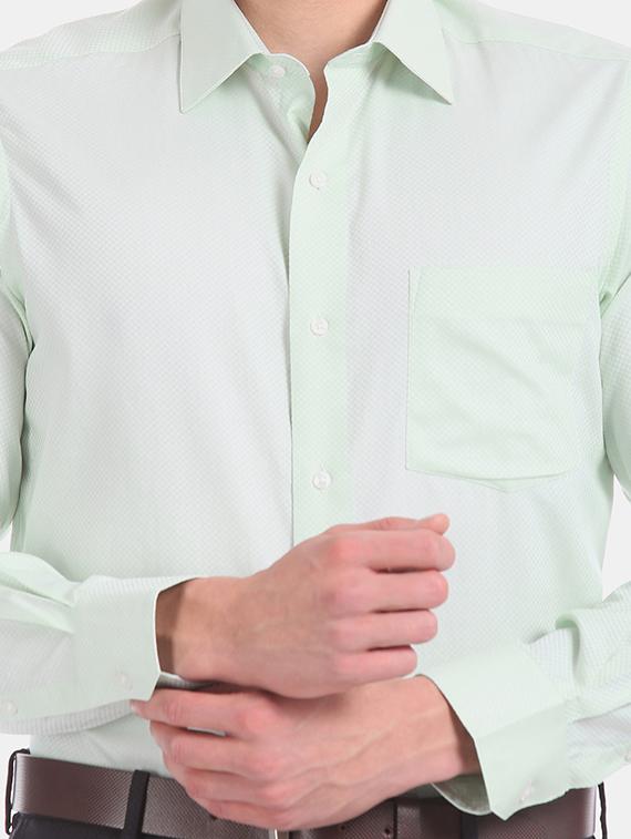 green self design formal shirt - 17618164 - Zoom Image - 6