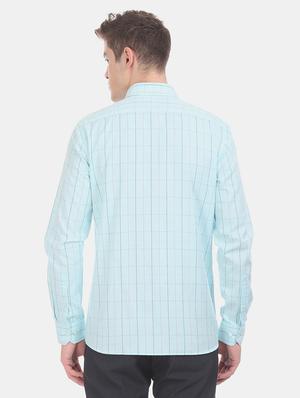 green checkered formal shirt - 17618167 - Standard Image - 4