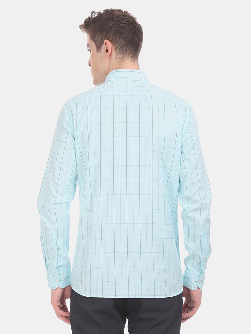 green checkered formal shirt - 17618167 - Zoom Image - 4