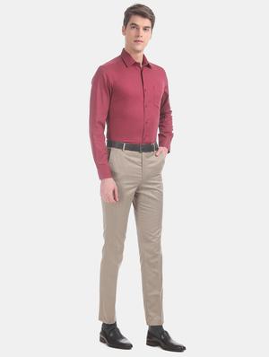 red self design formal shirt - 17618193 - Standard Image - 5