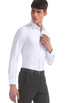 blue checkered formal shirt - 17618225 - Standard Image - 2