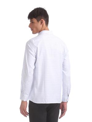 blue checkered formal shirt - 17618225 - Standard Image - 4