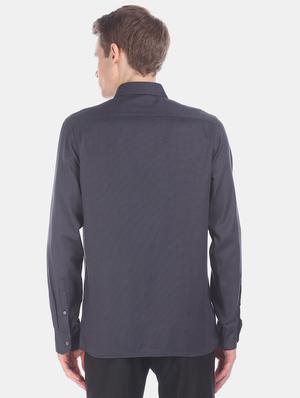 black self design formal shirt - 17618248 - Standard Image - 4