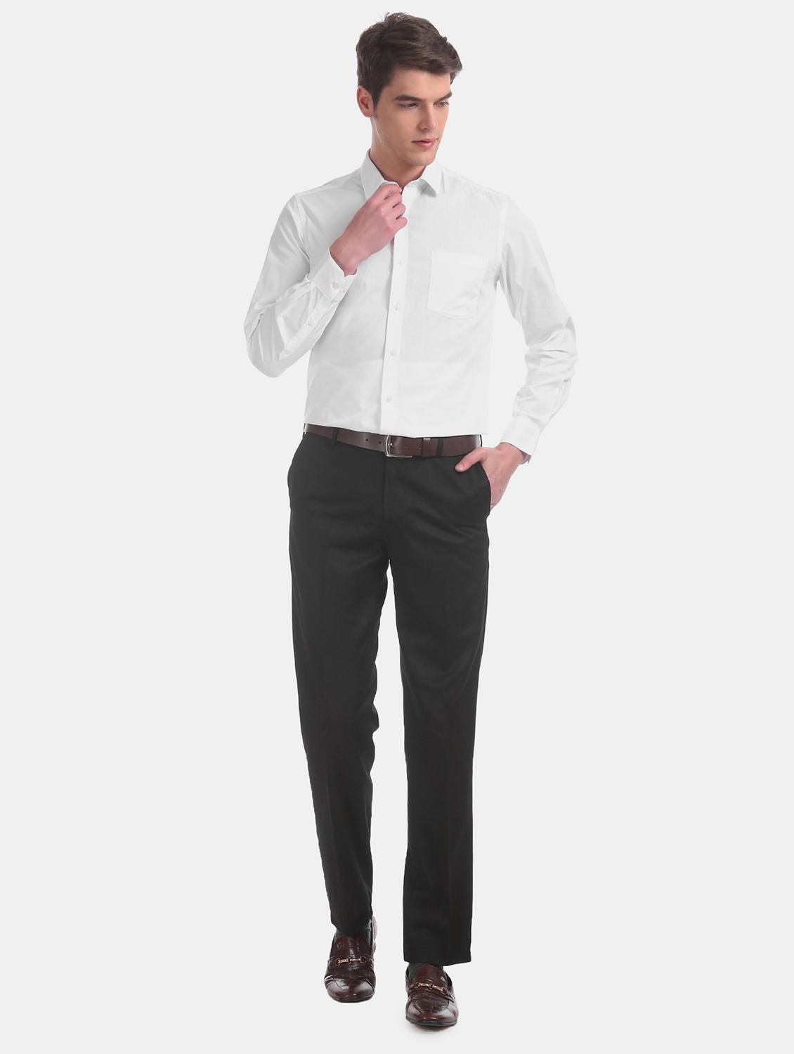 white solid formal shirt - 17618256 - Zoom Image - 5