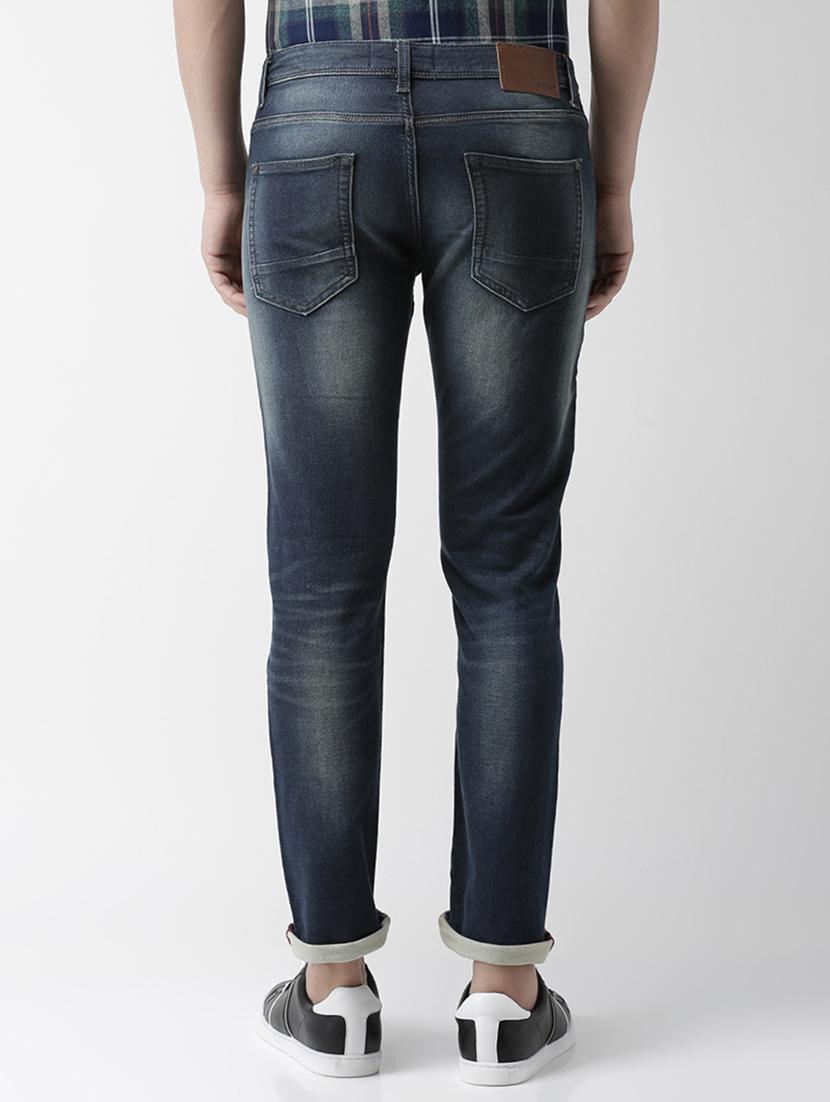 dark blue light washed denim jeans - 17618668 - Zoom Image - 3