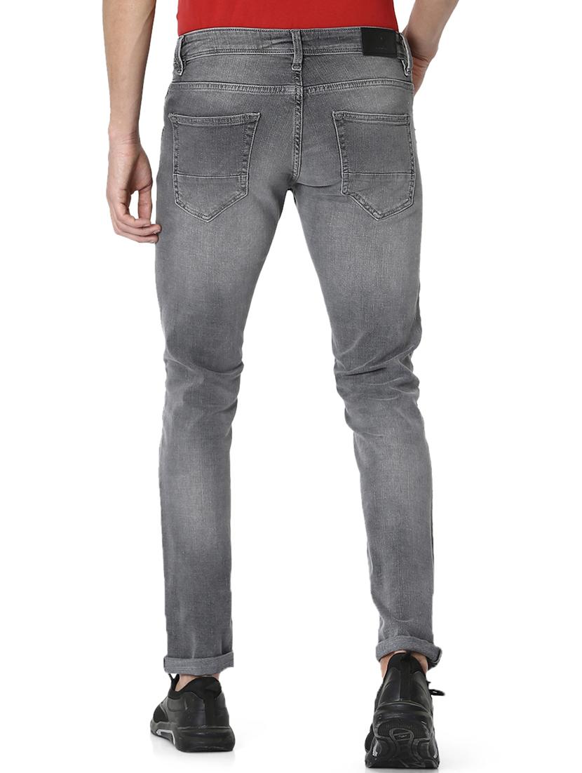 grey light washed denim jeans - 17618694 - Zoom Image - 3