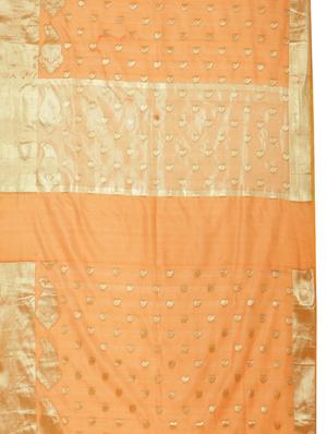 zari work banarasi saree with blouse - 17619485 - Standard Image - 4