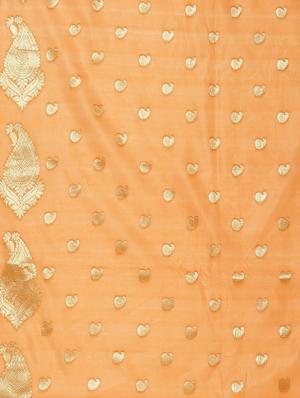 zari work banarasi saree with blouse - 17619485 - Standard Image - 5