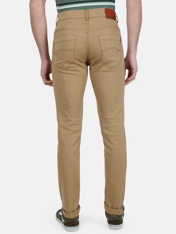 beige plain denim jeans - 17619523 - Zoom Image - 3