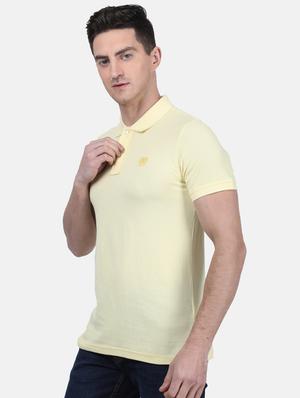 yellow solid polo t-shirt - 17619548 - Standard Image - 2