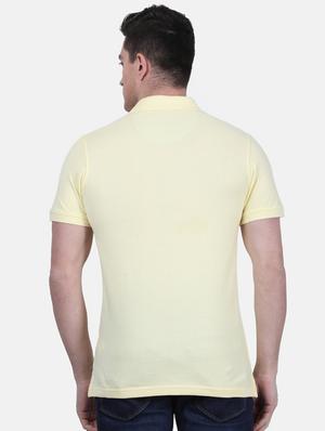 yellow solid polo t-shirt - 17619548 - Standard Image - 3