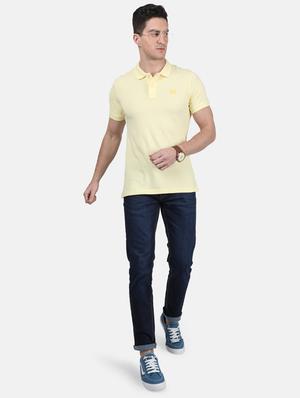 yellow solid polo t-shirt - 17619548 - Standard Image - 4