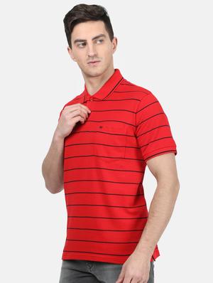 red striped polo t-shirt - 17619586 - Standard Image - 2