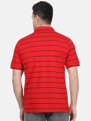 red striped polo t-shirt - 17619586 - Standard Image - 3