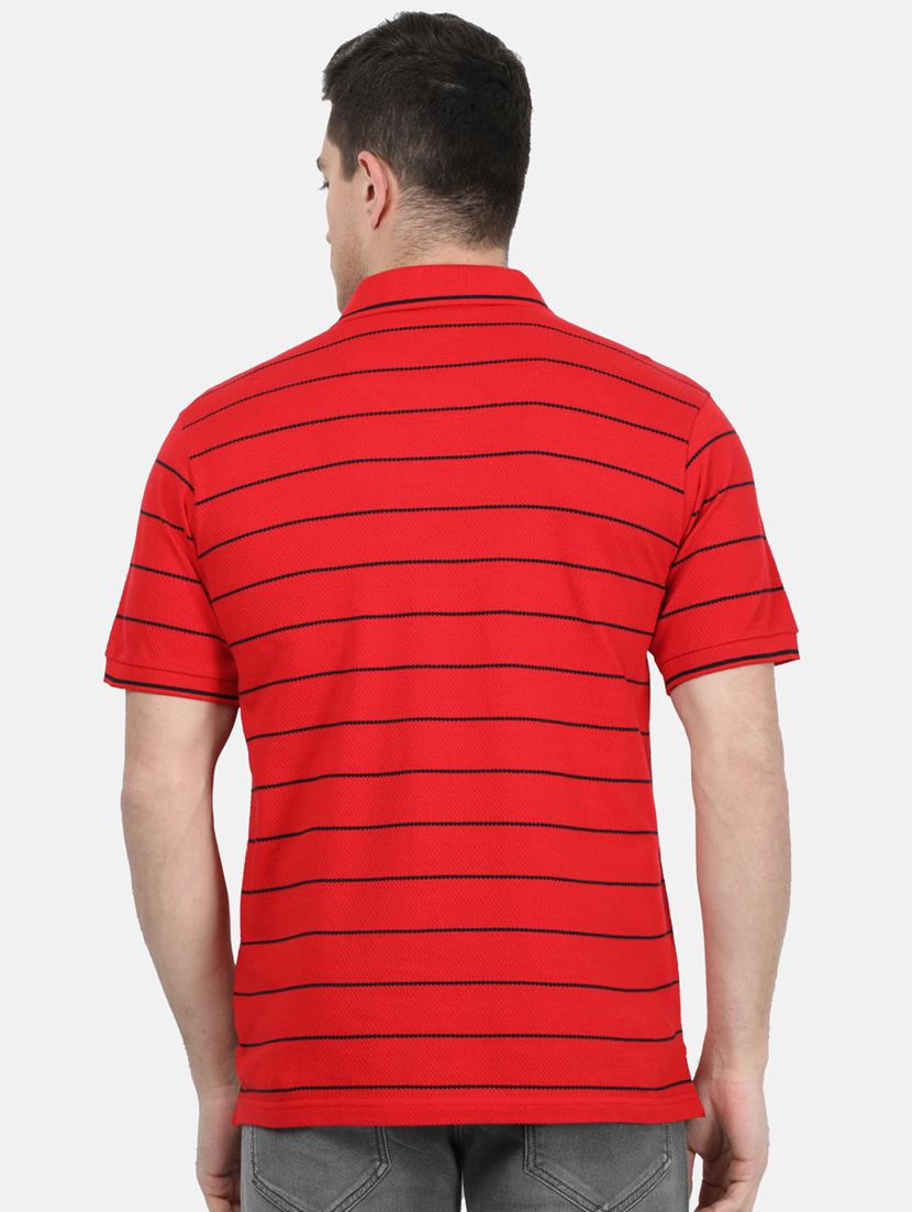 red striped polo t-shirt - 17619586 - Zoom Image - 3
