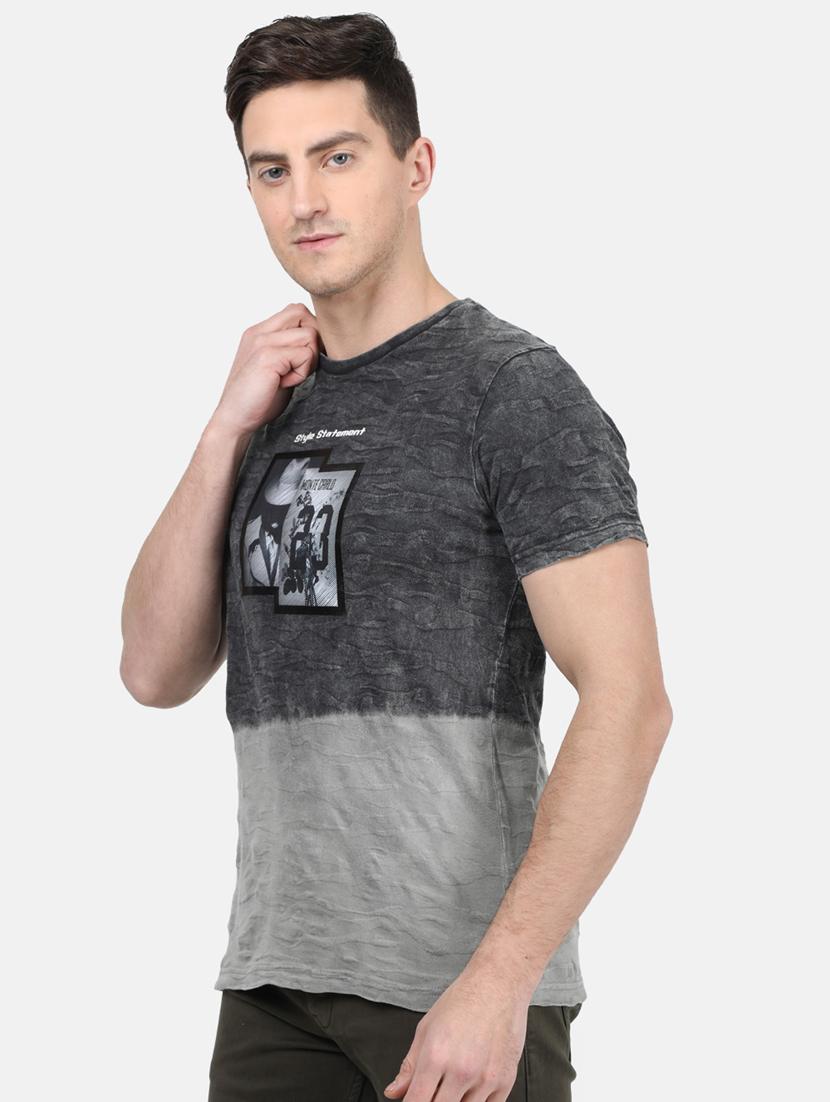 grey printed ombre t-shirt - 17619614 - Zoom Image - 2