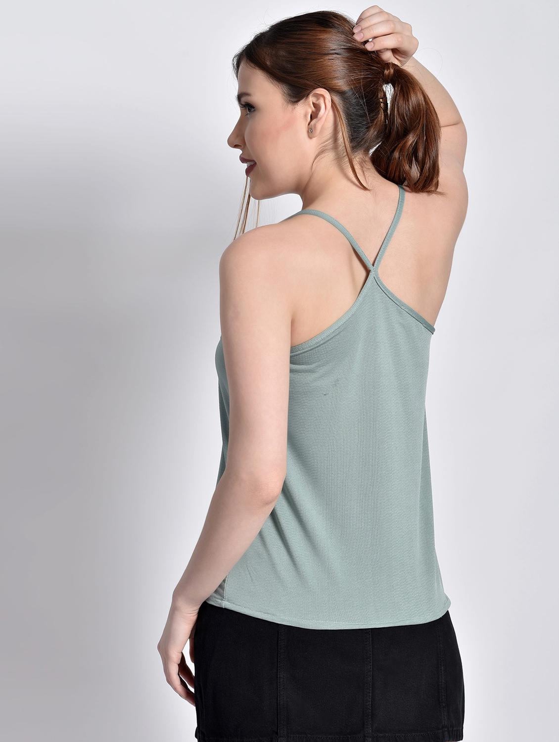 cami neck solid top - 17619878 - Zoom Image - 3