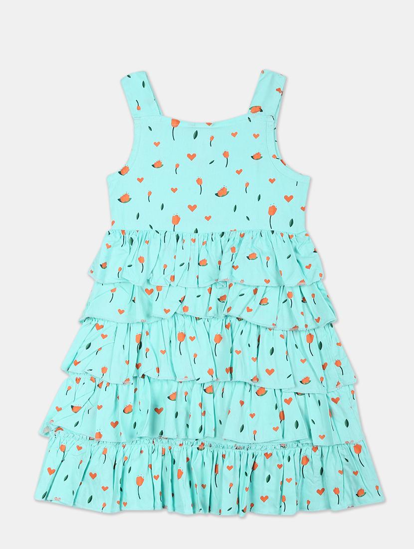 blue cotton frock - 17619988 - Zoom Image - 2
