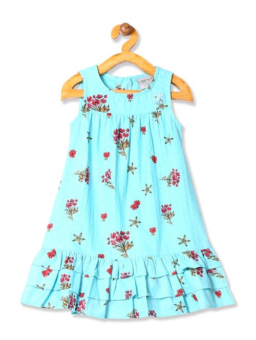 blue cotton frock - 17620007 - Standard Image - 1