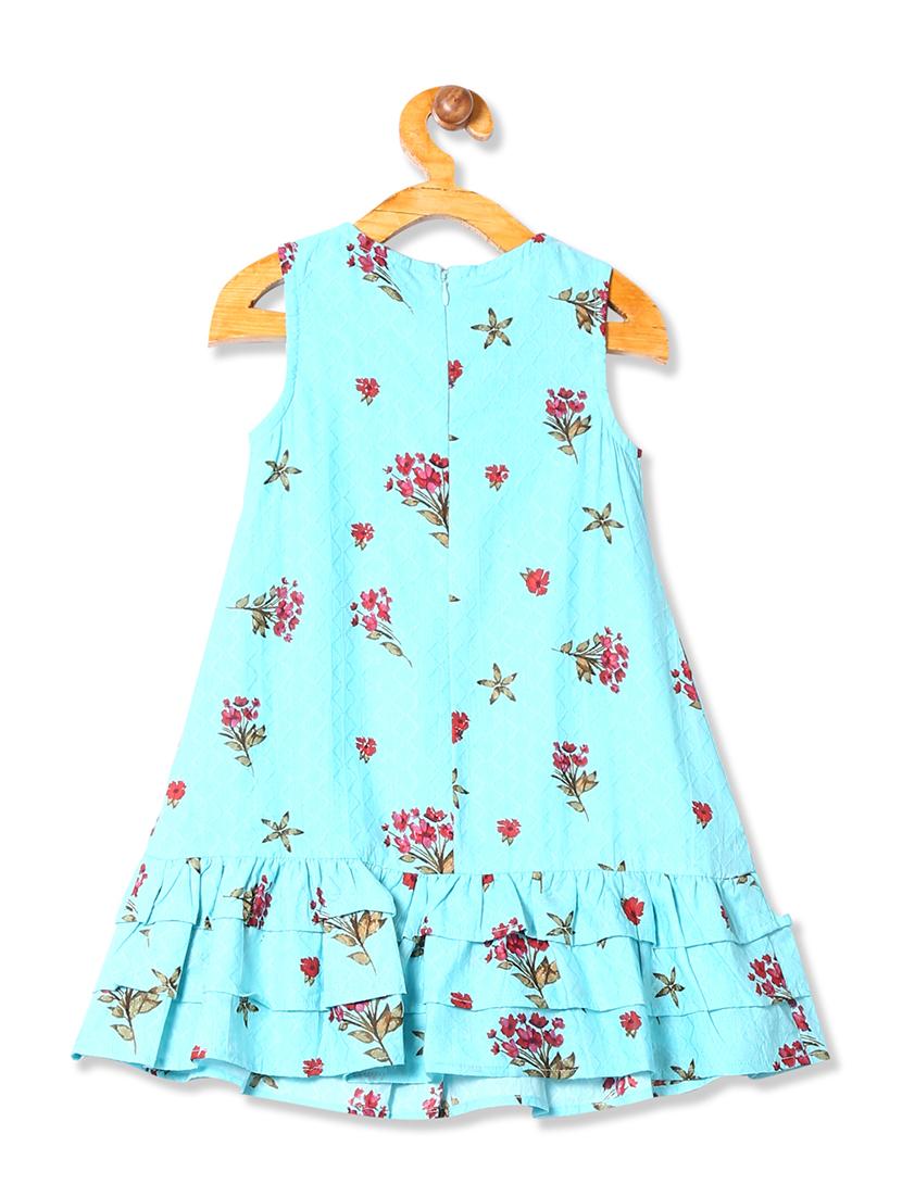blue cotton frock - 17620007 - Zoom Image - 2