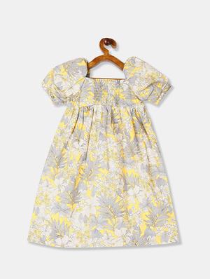 yellow cotton frock - 17620202 - Standard Image - 2