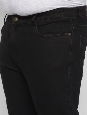 brown plain denim jeans - 17620325 - Standard Image - 6