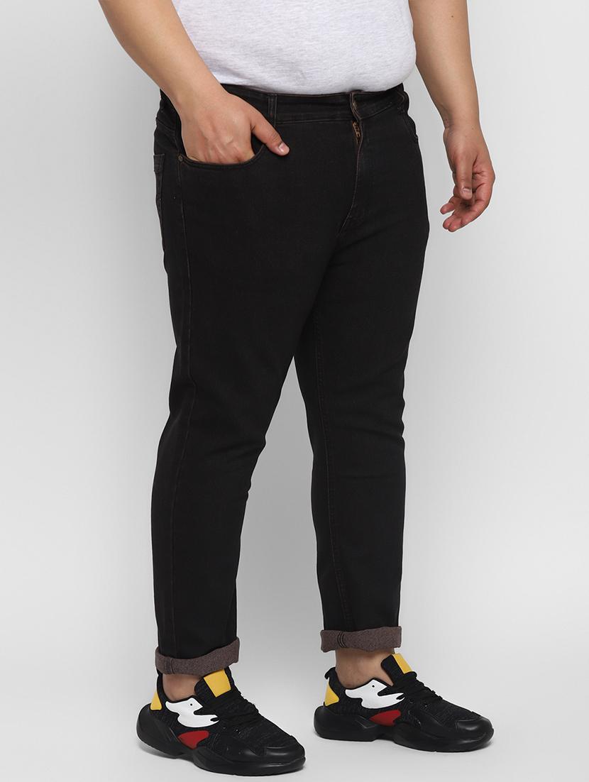 brown plain denim jeans - 17620325 - Zoom Image - 2