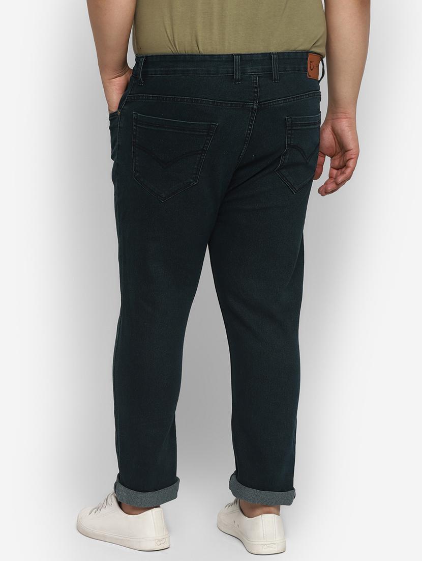 green plain denim jeans - 17620326 - Zoom Image - 4